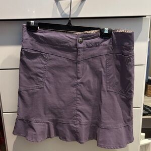 Athleta Floral and Purple Skirt